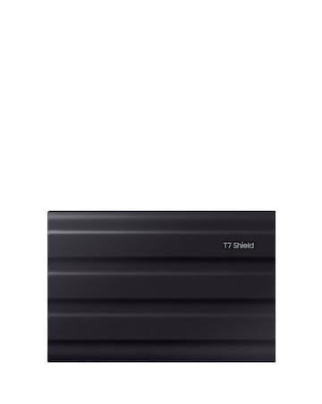 Samsung SSD T7 Shield USB 3.2 Gen 2 1TB Portable Hard Drive Black