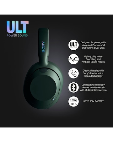 Sony ULT WEAR Wireless Over-Ear Headphones - Forest Grey