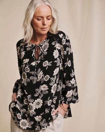 Julipa Tie Neck Blouse