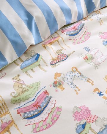 Cath Kidston Hackney Dogs Cotton Rich Duvet Cover Set