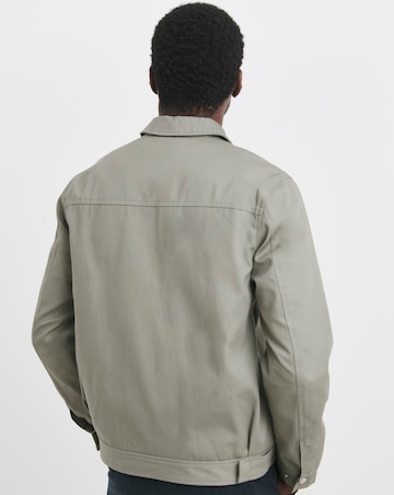 Smart Zip Up Harrington