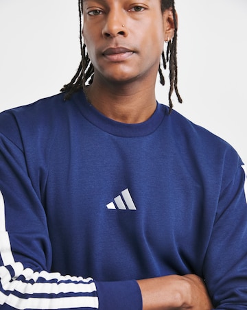 adidas 3 Stripes Fleece Sweatshirt