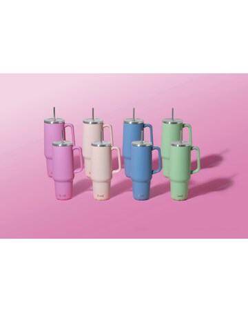 S'well XL Tumbler, 1.1 Litre, Hydrangea Pink