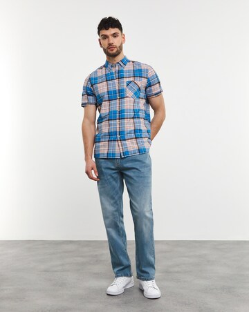 Short Sleeve Oxford Check Shirt