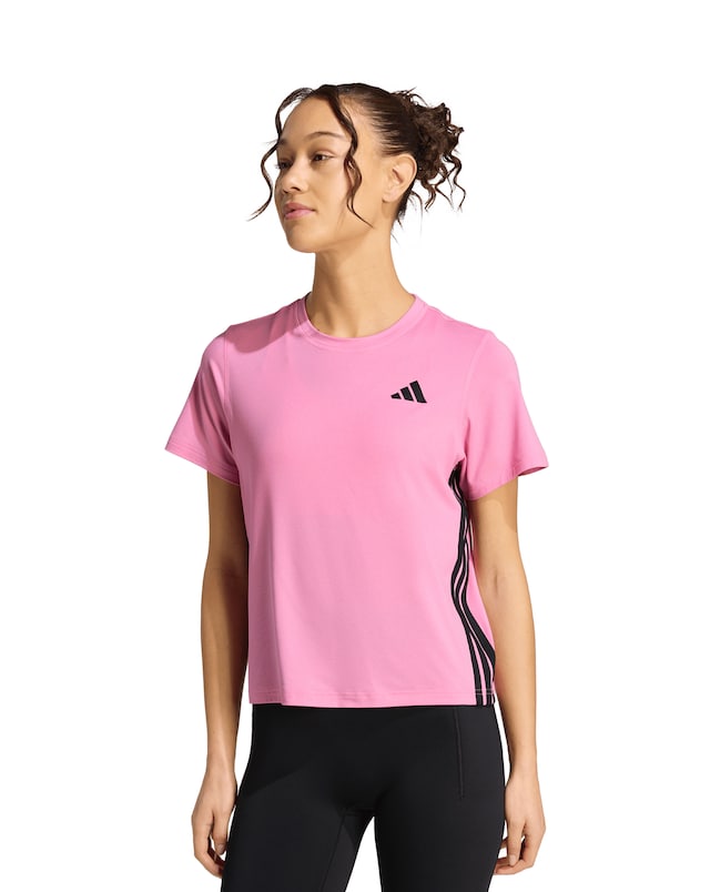 adidas 3 Stripes Crew Neck T-Shirt