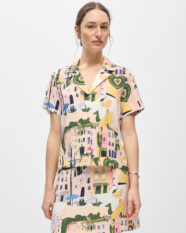 OBJECT Short Sleeve Printed Shirt
