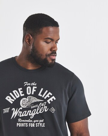 Wrangler Americana T-Shirt - Faded Black