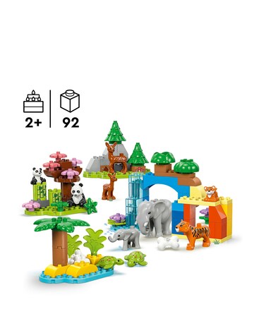 LEGO DUPLO 3in1 Wild Animal Families Learning Toy Set 10446