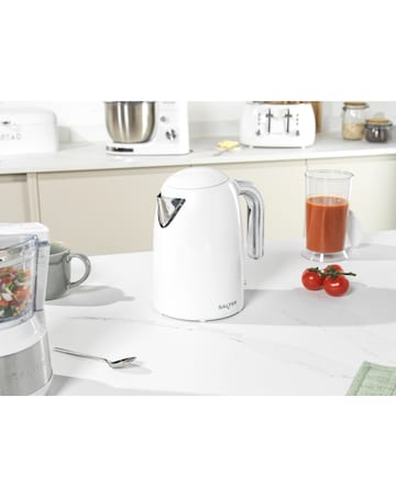 Salter Boston Rapid Boil White Kettle
