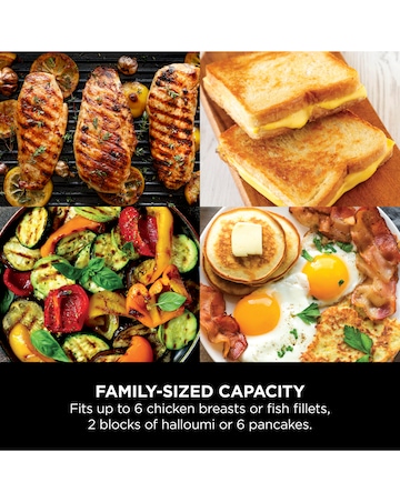 Ninja Sizzle GR101UK Smokeless Indoor Grill and Griddle