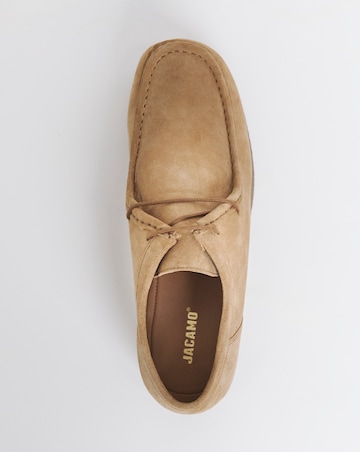 Suede Leather Lace Up Shoe Wide