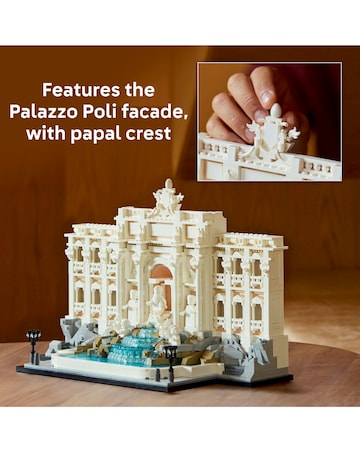 LEGO Architecture Trevi Fountain Model Italian Landmark, Building Set 21062