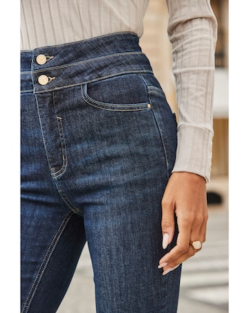 Sosandar Contour Waist Kick Flare Jean