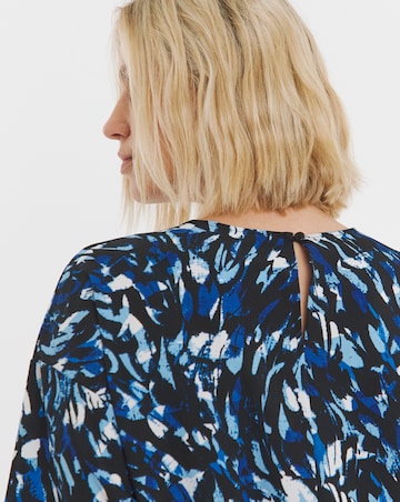 Printed Boxy Short Sleeve Top