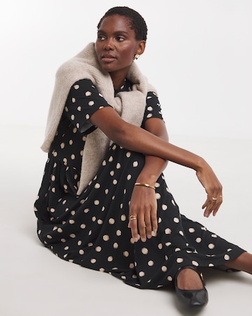 Soft Touch Half Sleeve Smock Dress