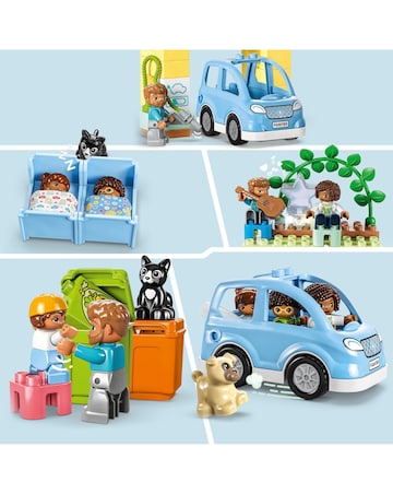 LEGO DUPLO 3in1 Family House Toy for Toddlers Aged 3+ 10994