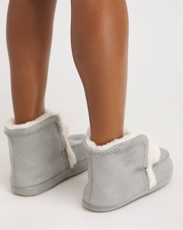 Ola Scandi Slipper Boots Wide E Fit