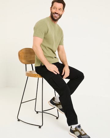 Fatface Bude Cargo Trousers - Washed Black