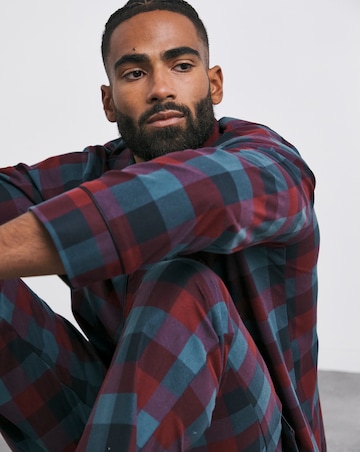 Check Fleece Pyjama Set