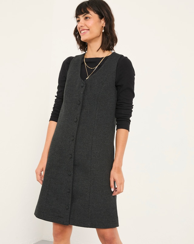FatFace Tweed Pinny
