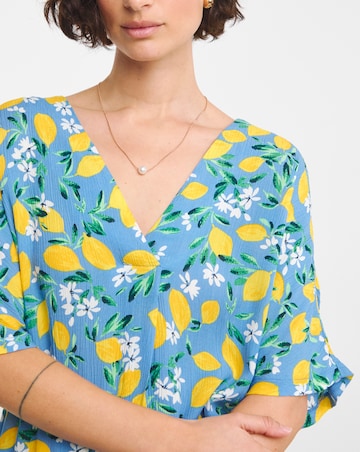 Textured Crinkle Tunic Top