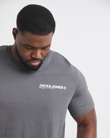 Jack & Jones Hawaii Back Graphic T-Shirt 2 Pack - Multi