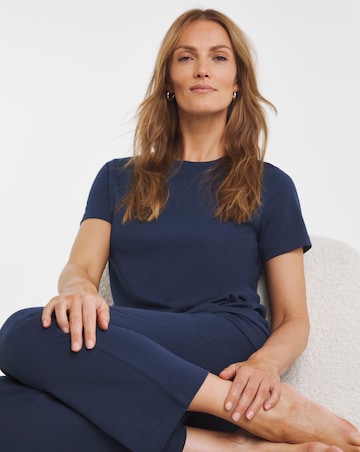Pretty Secrets Back to Basics Pyjama Set Navy