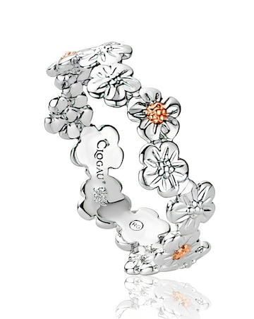 Clogau Forget Me Not Silver Ring