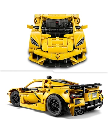 LEGO Technic Chevrolet Corvette Stingray Car Model Kit, Sports Vehicle 42205