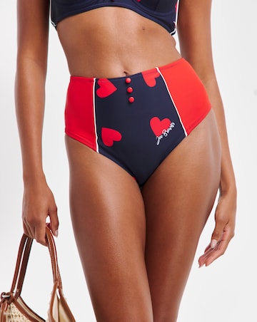 Joe Browns Retro Heart High Waist Bikini Brief