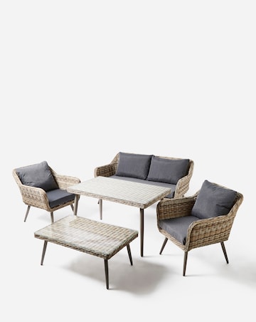 Novara Rattan 5 Piece Sofa Set