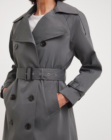 Charcoal Trench Coat