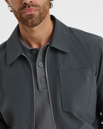 Folio Zip Through Tech Shacket Regular