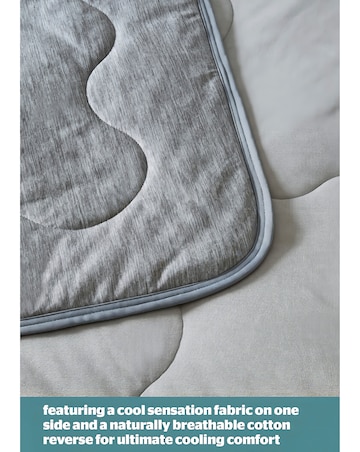 Silentnight Restore Cooling Lightweight Blanket Grey