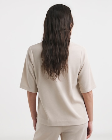 Oatmeal Waffle Boxy T-Shirt