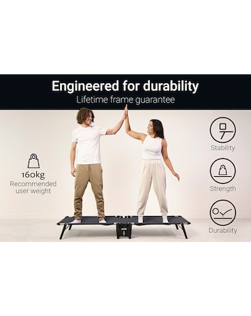 Jay-Be Hideaway Folding Bed with e-Fibre Mattress Single