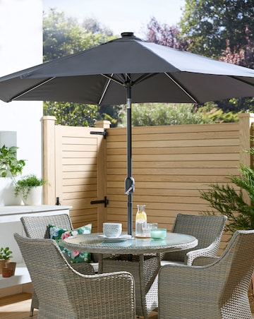 Solar LED Strip Parasol