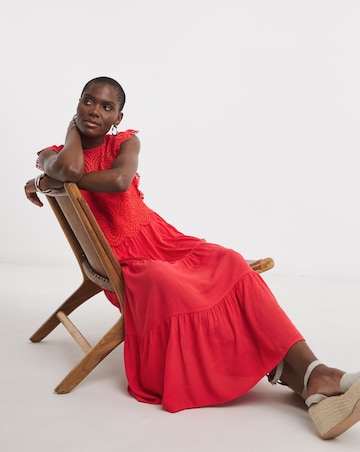 Broderie 2 - in - 1 Maxi Dress