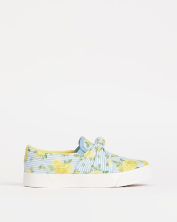 Joe Browns Blue Slip On Pump- Extra Wide Fit (EEE)