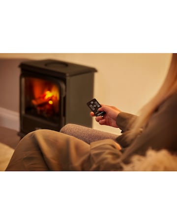 Dimplex BYP20 Bayport 2kW Black Optimyst Electric Fire Stove