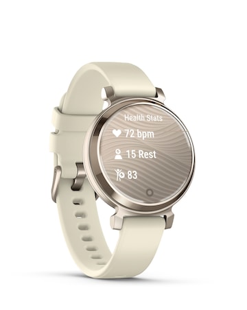 Garmin Lily 2 Smart Watch - Cream Gold with Coconut Silicone Band