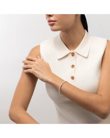 Radley Silver Plated Twist Bubble Bangle