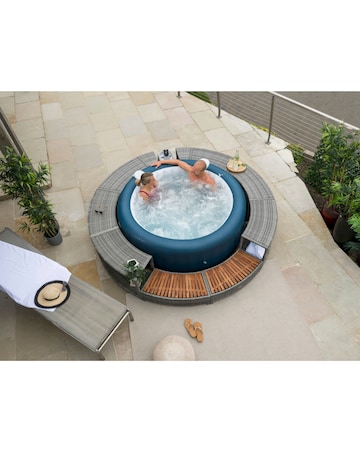 Lay-Z-Spa 200cm Round Rattan Hot Tub Surround