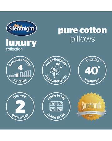 Silentnight Pure Cotton Pack of 2 Pillows