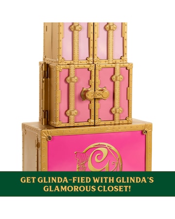 Wicked Glinda's Glamorous Closet, 2 Unique Looks, Surprises & 13 Accessories