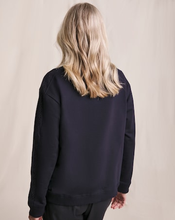 Julipa Lace Trim Pure Cotton Bomber Jacket