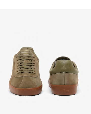 Lacoste Baseshot Suede Trainers - Khaki