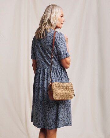 Julipa Turn Up Cuff Pure Cotton Dress