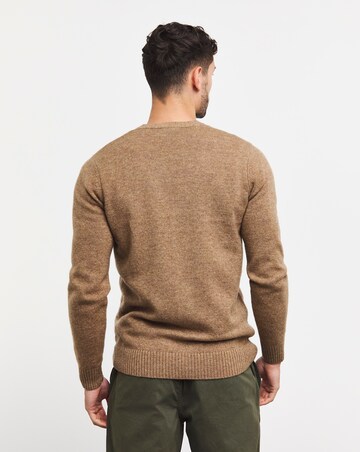 Neutral Lambswool Cardigan