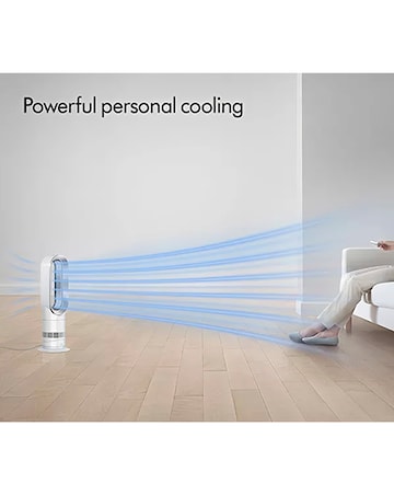 Dyson AM09 - Hot + Cool Tower Fan heater, White